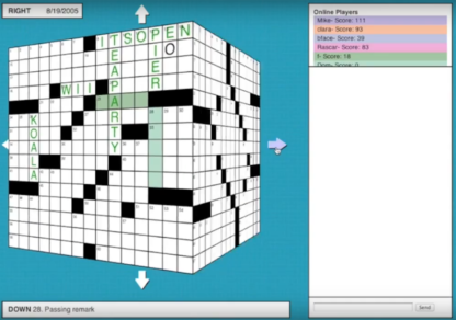 Screenshot of Lexicube